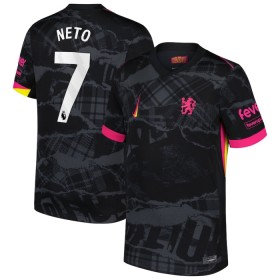 Jalkapallo Peliasut Chelsea Neto 7 Kolmas Pelipaita 2024-25 Lyhythihainen